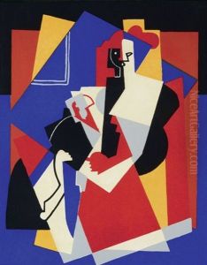 Composition Aux Deux Figures Planes by Albert Gleizes