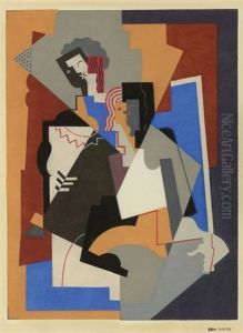 Composition Aux Deux Figures Planes by Albert Gleizes