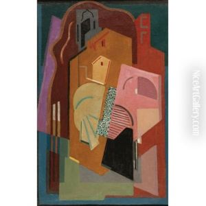 Paysage Meridional Or Paysage Provencal Sur Le Rhone, Serrieres by Albert Gleizes