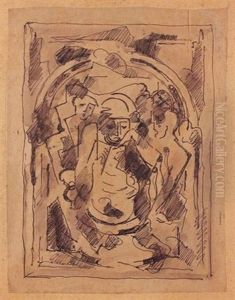 Composition A Trois Elements by Albert Gleizes