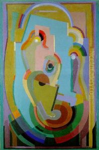 Composition Violet Et Vert