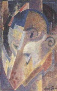 Etude Pour Le Portait De Valmier by Albert Gleizes