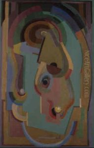 Composition Violet Et Vert