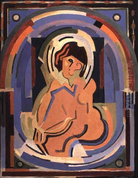 Femme Cubiste-vierge En Gloire - view 1