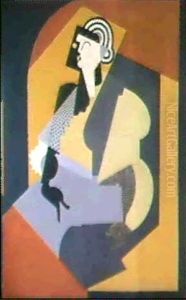 Femme Au Gant Noir by Albert Gleizes