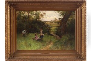 Gathering Flowers by Alfred Glendening Jr.