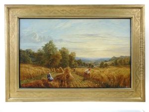 Harvesting Hay by Alfred Glendening Jr.