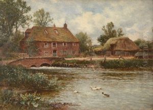 The Duck Pond by Alfred Glendening Jr.