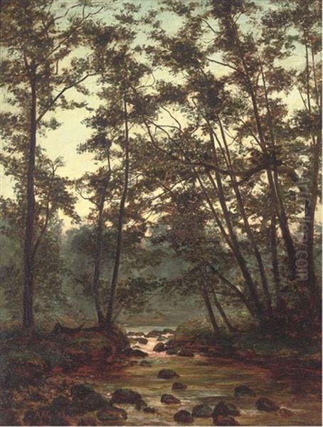 River Mole, Near Box Hill, Surrey - view 1