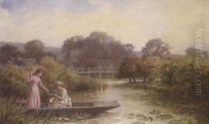 Two Ladies At The Pond Two Ladies At The Pond