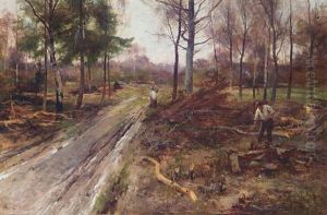 The Wood Cutter by Alfred Glendening Jr.