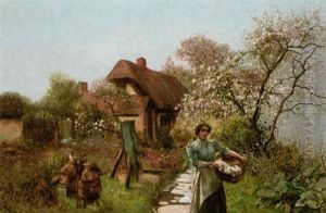 The Cottage Garden by Alfred Glendening Jr.
