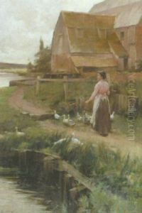 Tending The Ducks by Alfred Glendening Jr.