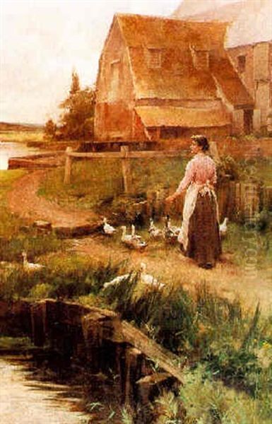 Tending The Ducks - view 1