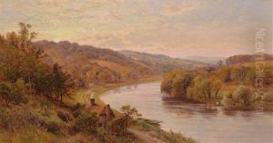 Pangbourne On Thames by Alfred Augustus Glendening Sr.