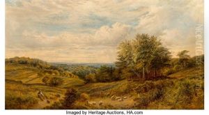 A Shepherd's Rest by Alfred Augustus Glendening Sr.