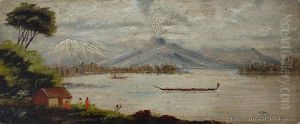 Lake Taupo by John Philamon Backhouse