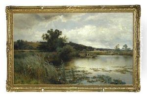 Showery Weather On A Norfolk River, 1884