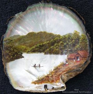 Tawhata, Wanganui River by John Philamon Backhouse