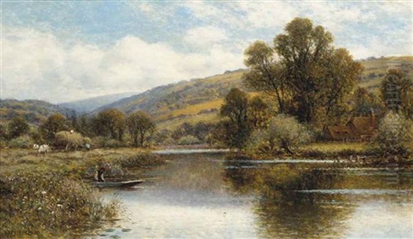 Harvesting, Streatley-on-thames - view 1