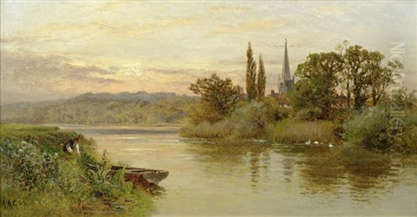 Sunset On The River - view 1