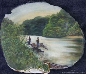 Native Fishing Party by John Philamon Backhouse