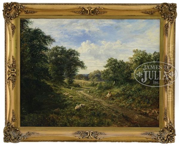 A Rest By The Way-harvest Time by Alfred Augustus Glendening Sr.