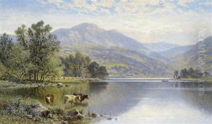 Rydall Water, Cumbria by Alfred Augustus Glendening Sr.