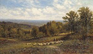 Near Dorking, Surrey by Alfred Augustus Glendening Sr.
