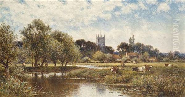 Cattle Watering, Kempstead-on-thames - view 1