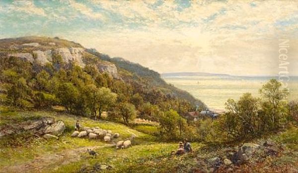 A Country Meadow Overlooking The Coast - view 1