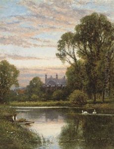 Eton College by Alfred Augustus Glendening Sr.