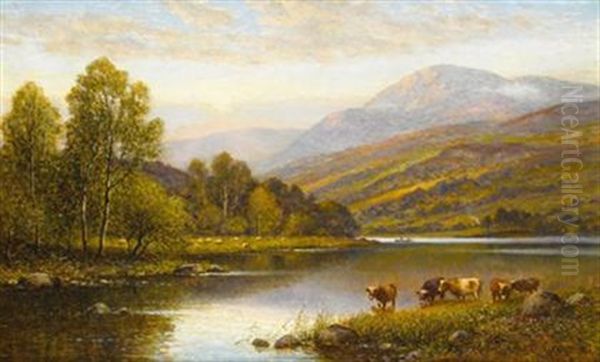 Rydal Lake, Cumberland - view 1