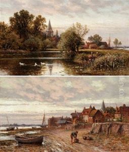 Views Of Bosham, Sussex (pair) Views Of Bosham, Sussex (pair)