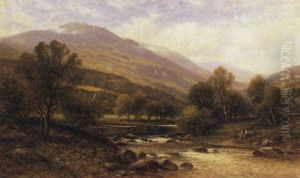 Capel-curig, North Wales by Alfred Augustus Glendening Sr.