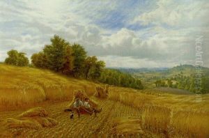 Resting From The Harvest by Alfred Augustus Glendening Sr.