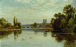 Henley On The Thames by Alfred Augustus Glendening Sr.