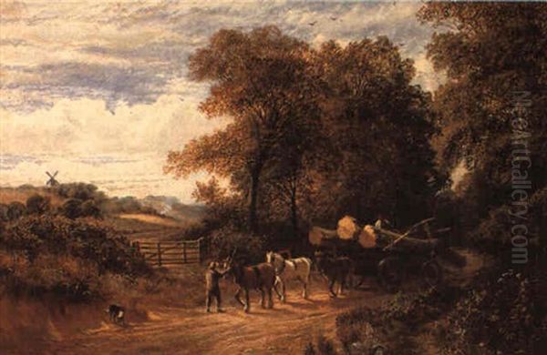 Carrying Trunks To The Sawmill - view 1
