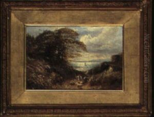 Sheep On A Coastal Road