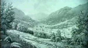 Herbstliche Berglandschaft
