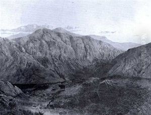 A View Near Glencoe, Scotland by Alfred Augustus Glendening Sr.