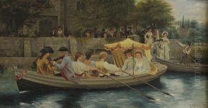 Wedding Scene by Henry Gillard Glindoni
