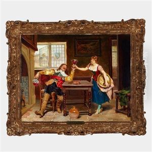 To The Maids Of Merry England by Henry Gillard Glindoni