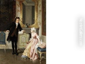 The Poem (+ The Introduction; Pair) by Henry Gillard Glindoni