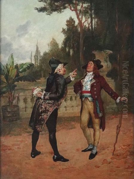 The Rivals, A French Revolutionary And An Aristocrat - view 1
