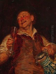 Interior With A Drunk Man