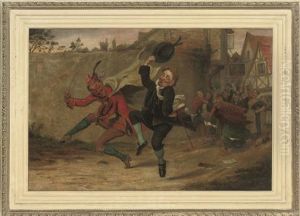 A Merry Jig by Henry Gillard Glindoni