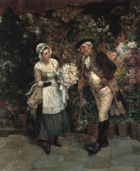 The Flower-girl - view 1