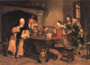 A Good Hand by Henry Gillard Glindoni