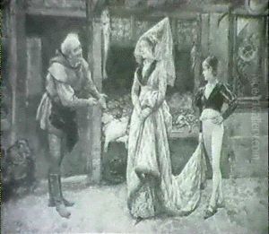 The Fishmonger's Shop by Henry Gillard Glindoni
